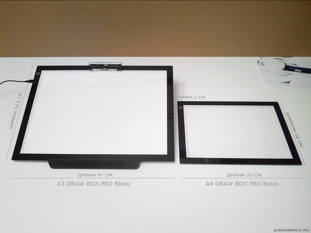 Lightbox for drawing